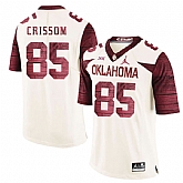 Oklahoma Sooners 85 Geneo Grissom White 47 Game Winning Streak College Football Jersey Dzhi,baseball caps,new era cap wholesale,wholesale hats
